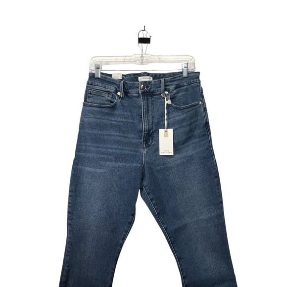 Nwt size 14/32 Good American Good Waist Crop Jeans - Picture 2 of 14